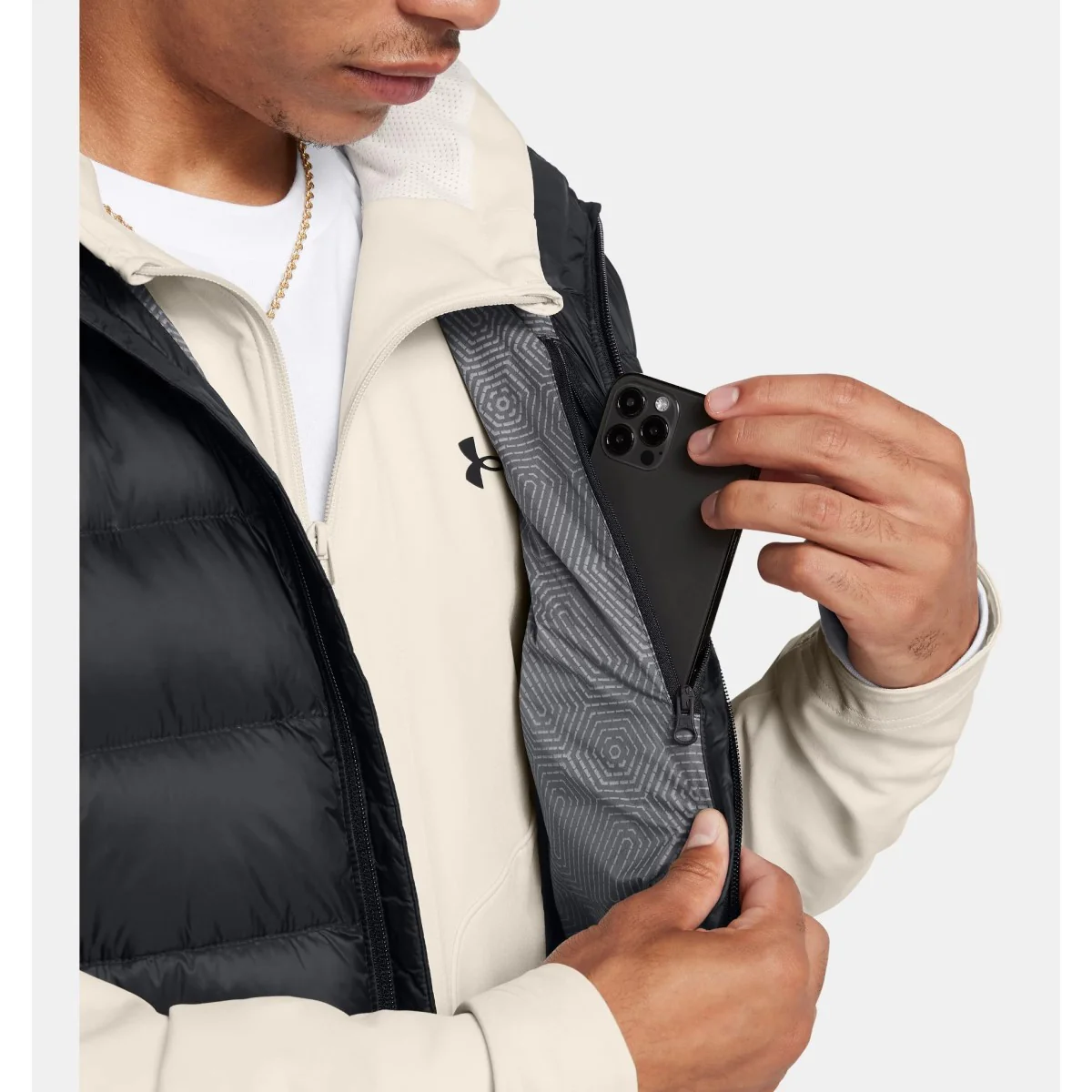 Under Armour Legend Down Gilet Vest Men's (Black 001) - Image 2