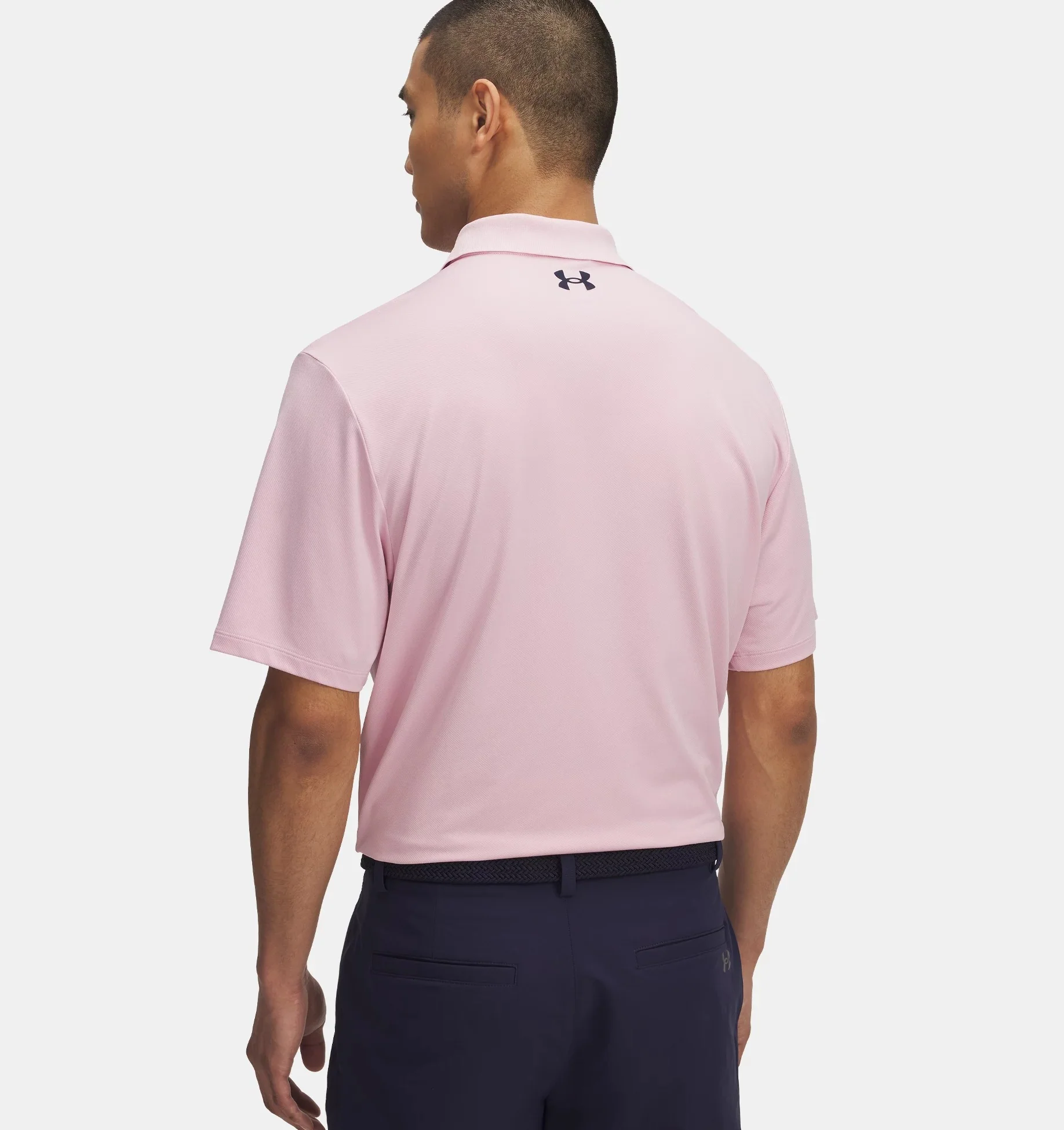 Under Armour Matchplay Golf Polo Shirt Men's (Prime Pink 647) - Image 2