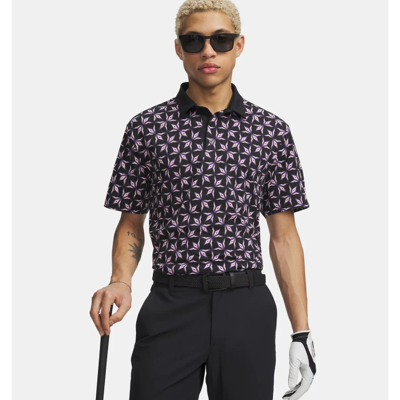 Under Armour Dry Printed Polo Shirt Men's (Black 001)