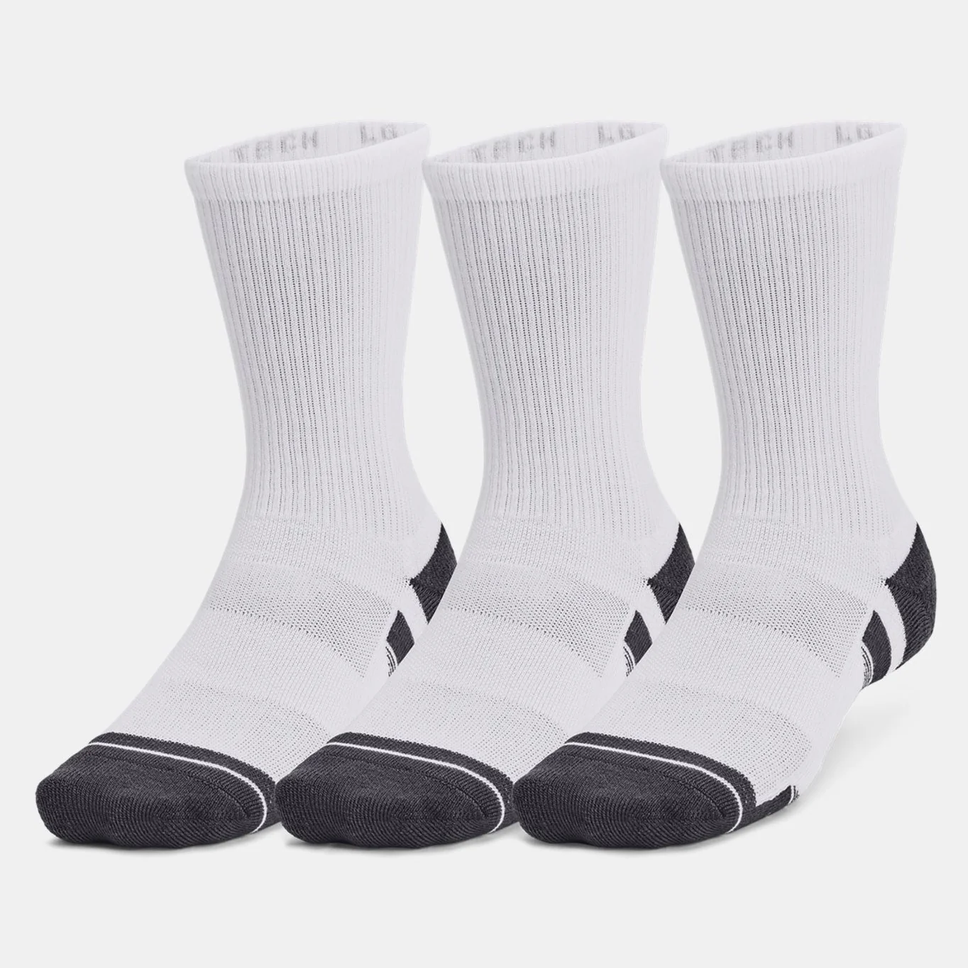 Under Armour Performance Tech Crew Socks 3 Pack Unisex - Image 2