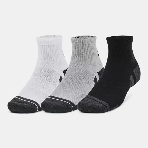 Under Armour Performance Tech Quarter Socks 3 Pack (Unisex) - Image 2