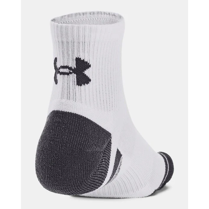 Under Armour Performance Tech Quarter Socks 3 Pack (Unisex) - Image 3