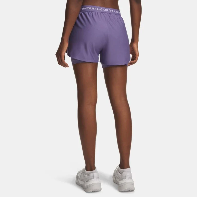 Under Armour Play Up 2 in 1 Shorts Women's (Purple Luxe 520) - Image 3