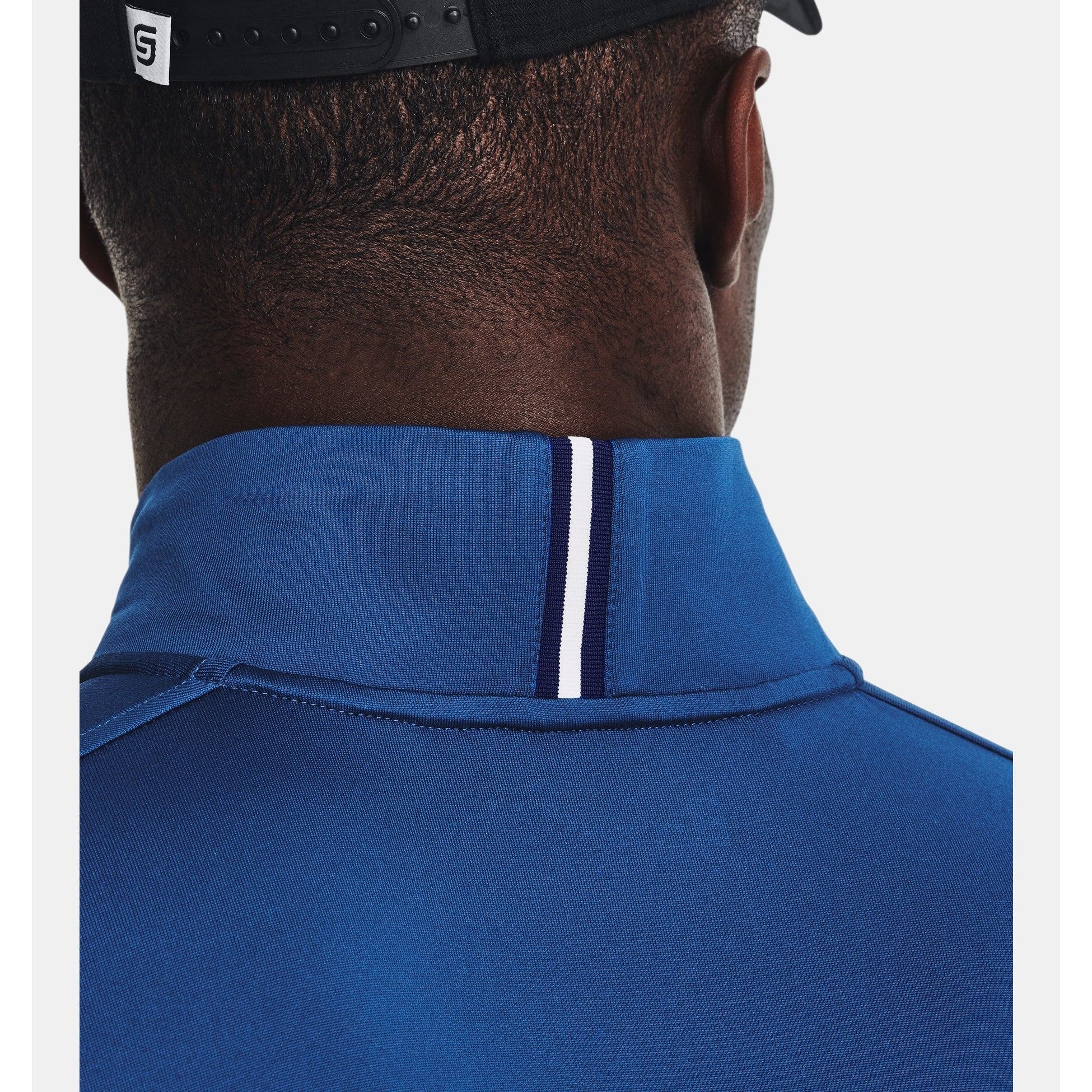Under Armour Playoff Quarter Zip Top Men's (Blue 471) - Image 2