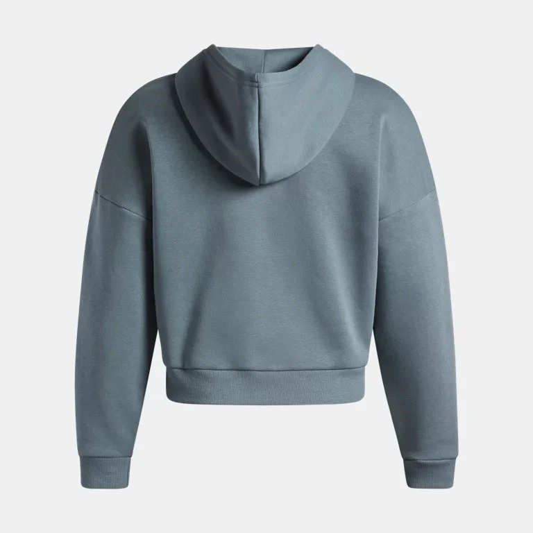 Under Armour Rival Fleece Piped Hoodie Women's (Blue 587) - Image 3
