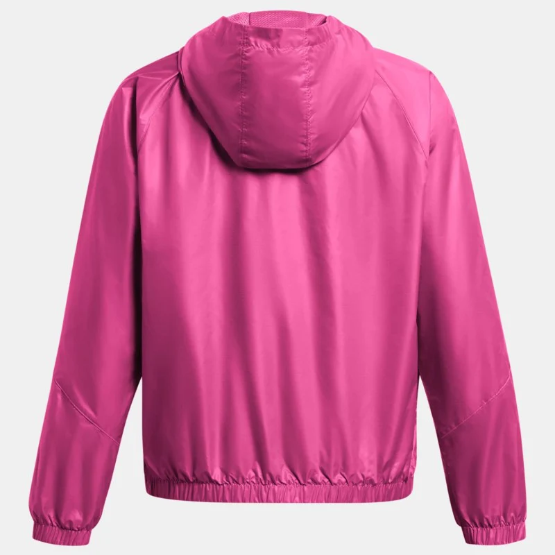 Under Armour Rival Sport Windbreaker Women's (Astro Pink 686) - Image 2