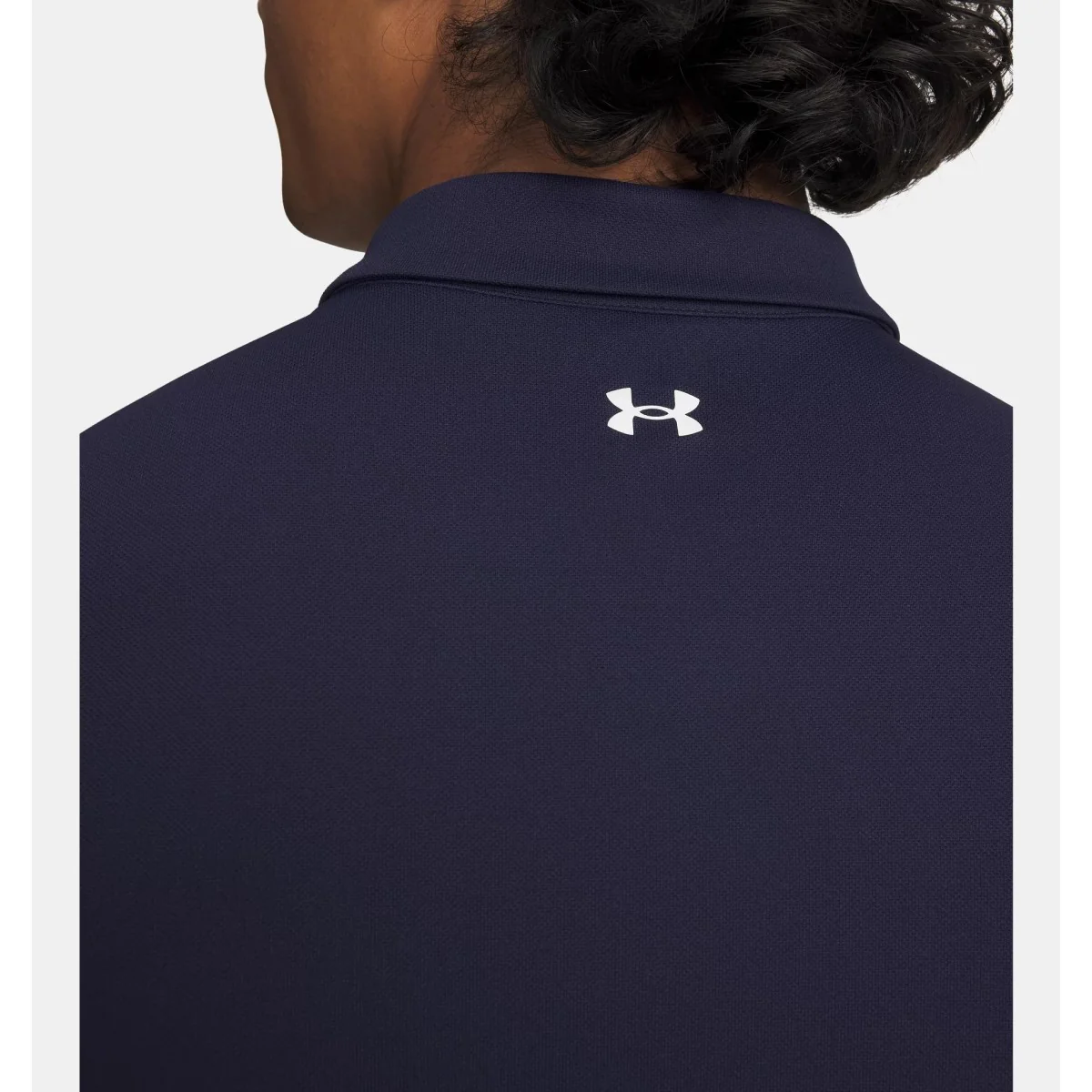 Under Armour Tee To Green Pique Polo Shirt Men's (Navy 410) - Image 2