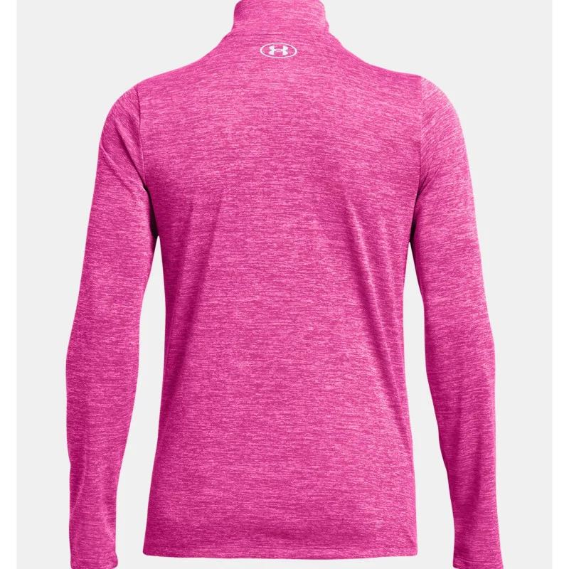 Under Armour Tech Twist Half Zip Top Women's (Rebel Pink 652) - Image 3