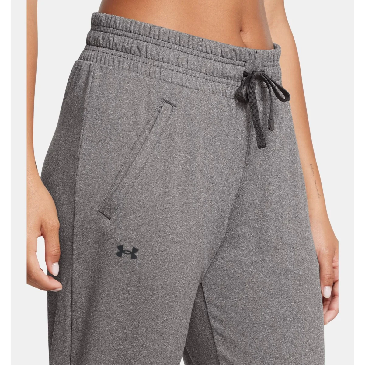 Under Armour Tech HeatGear Pants Women's (Grey 020) - Image 2