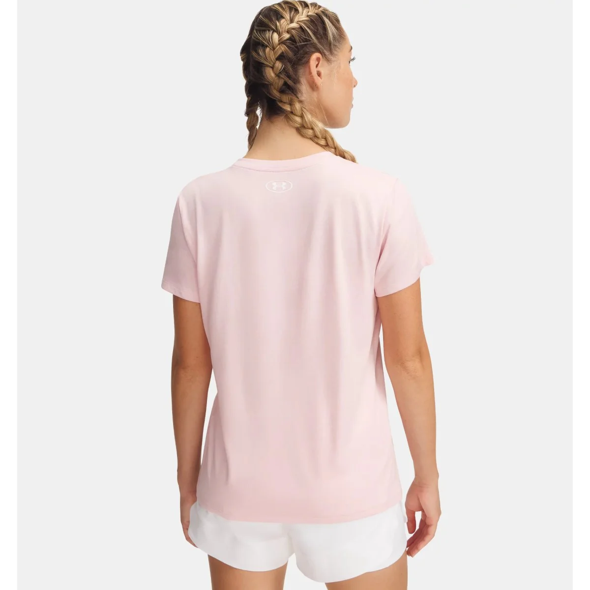 Under Armour Tech Twist V Neck T-Shirt Women's (Prime Pink 647) - Image 2