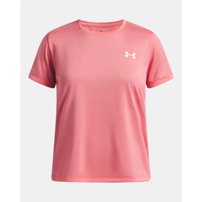 Under Armour Tech T-Shirt Girl's (Pink White 600)