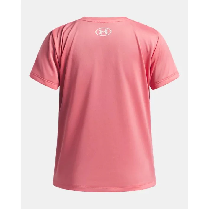 Under Armour Tech T-Shirt Girl's (Pink White 600) - Image 2