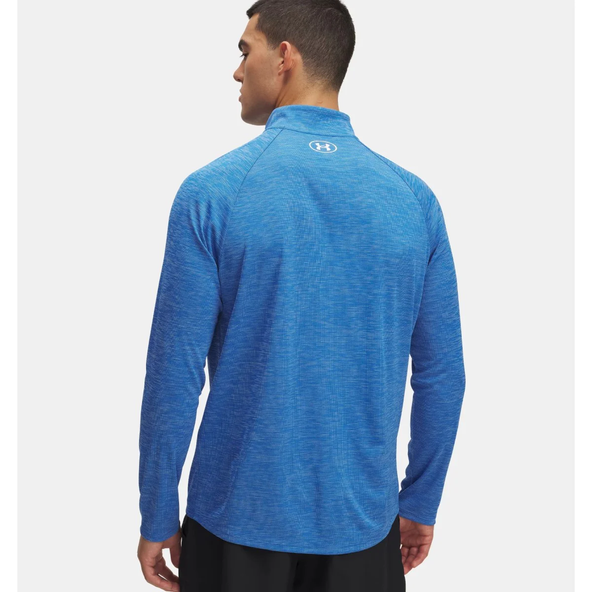 Under Armour Tech Textured Half Zip Top Men's (Blue 402) - Image 2