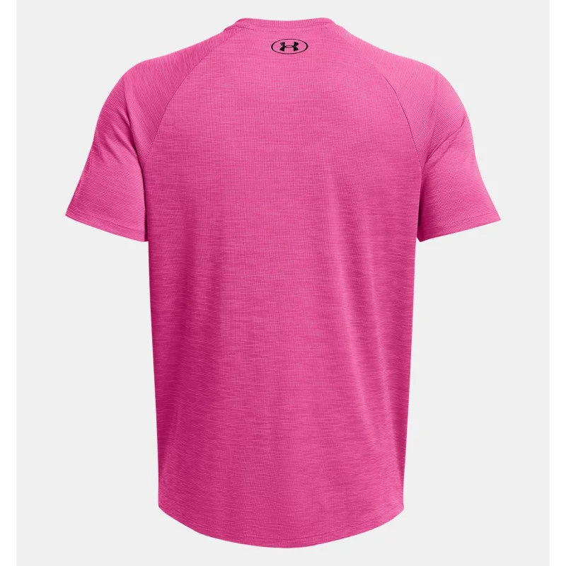 Under Armour Tech Textured T-Shirt Men's (Astro Pink 686) - Image 2