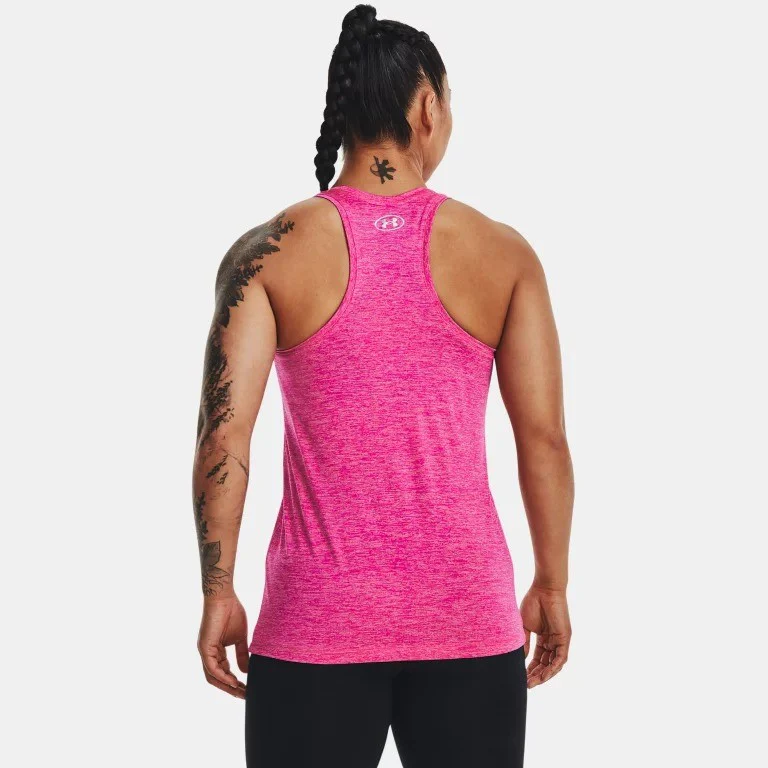 Under Armour Tech Twist Tank Top Women's (Pink 652) - Image 2