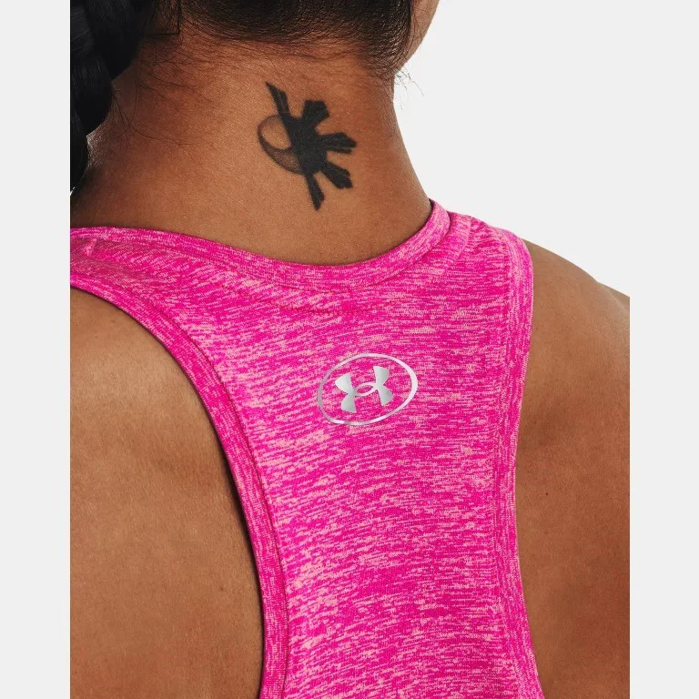 Under Armour Tech Twist Tank Top Women's (Pink 652) - Image 5