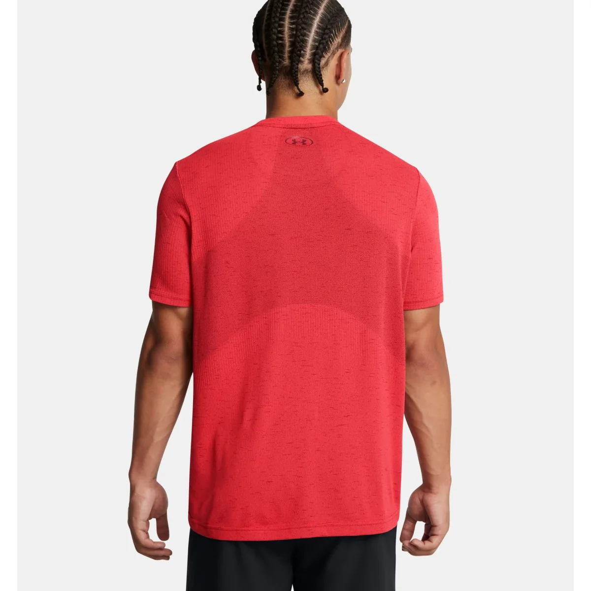 Under Armour Vanish Seamless T-Shirt Men's (Red 713) - Image 2