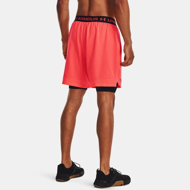 Under Armour Woven 2 in 1 Shorts Men's (Red 628) - Image 2
