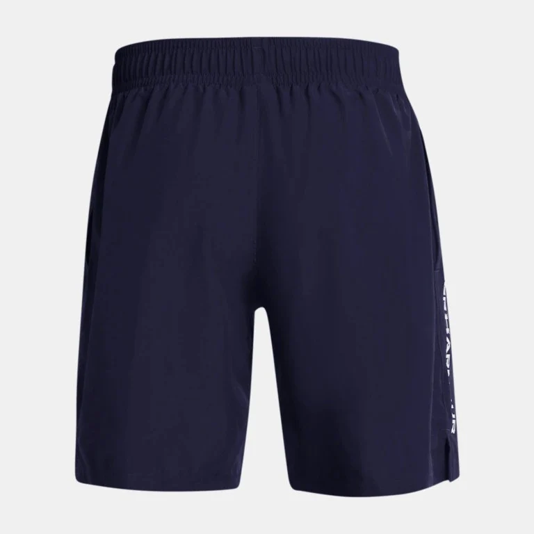 Under Armour Tech Woven Wordmark Shorts Men's (Navy White 410) - Image 2