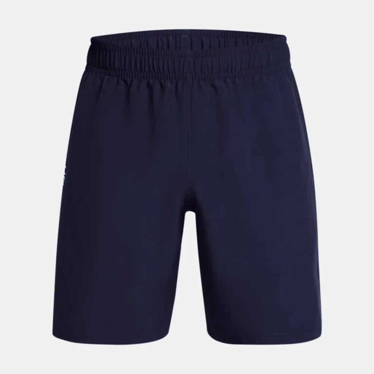 Under Armour Tech Woven Wordmark Shorts Men's (Navy White 410) - Image 3