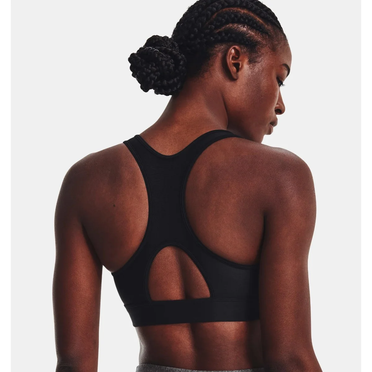 Under Armour Bra Mid Padless (Black 002) - Image 2
