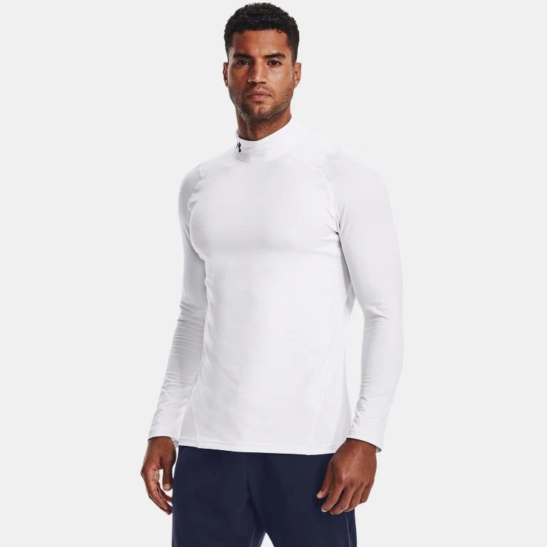 Under Armour Coldgear Fitted Base Layer Mock Mens - Image 4