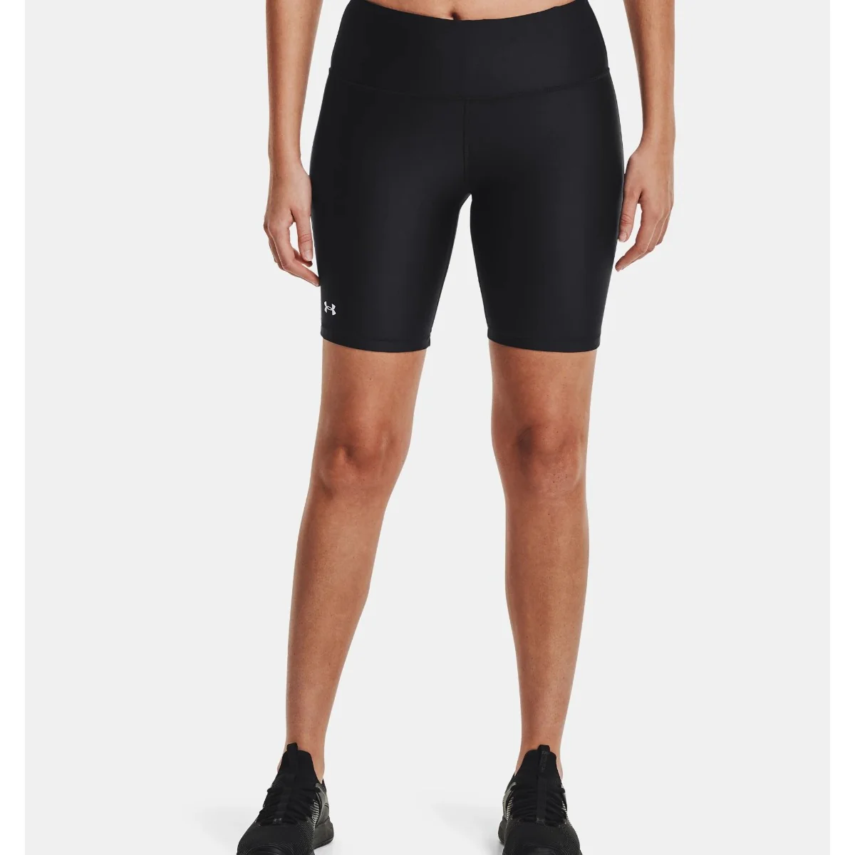Under Armour HeatGear Armour Bike Shorts Women's (Black White 001)