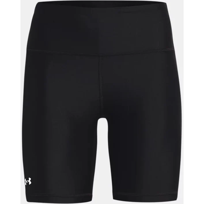 Under Armour HeatGear Armour Bike Shorts Women's (Black White 001) - Image 4