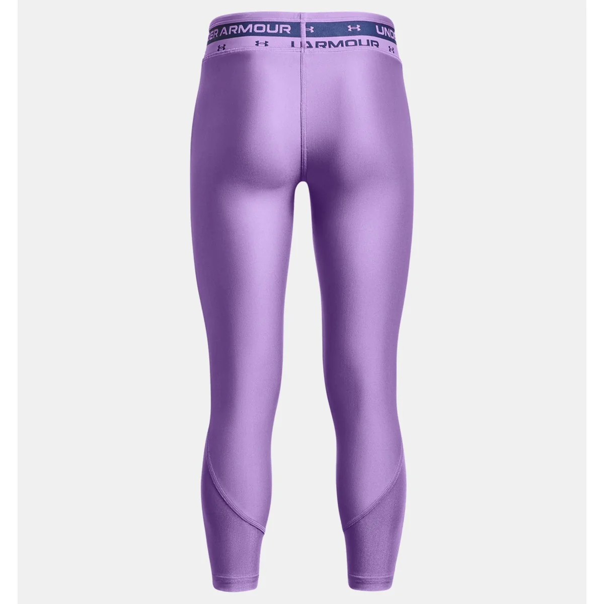 Under Armour Heatgear Crop Leggings Girls (Purple 560) - Image 2