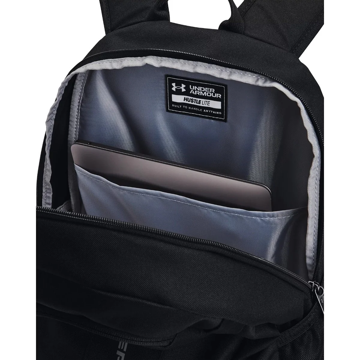 Under Armour Hustle Lite Backpack (Black 001) - Image 3