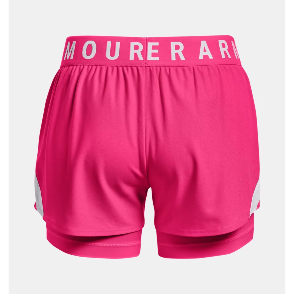 Under Armour Play Up 2-in-1 Shorts Womens (Pink 695) - Image 5