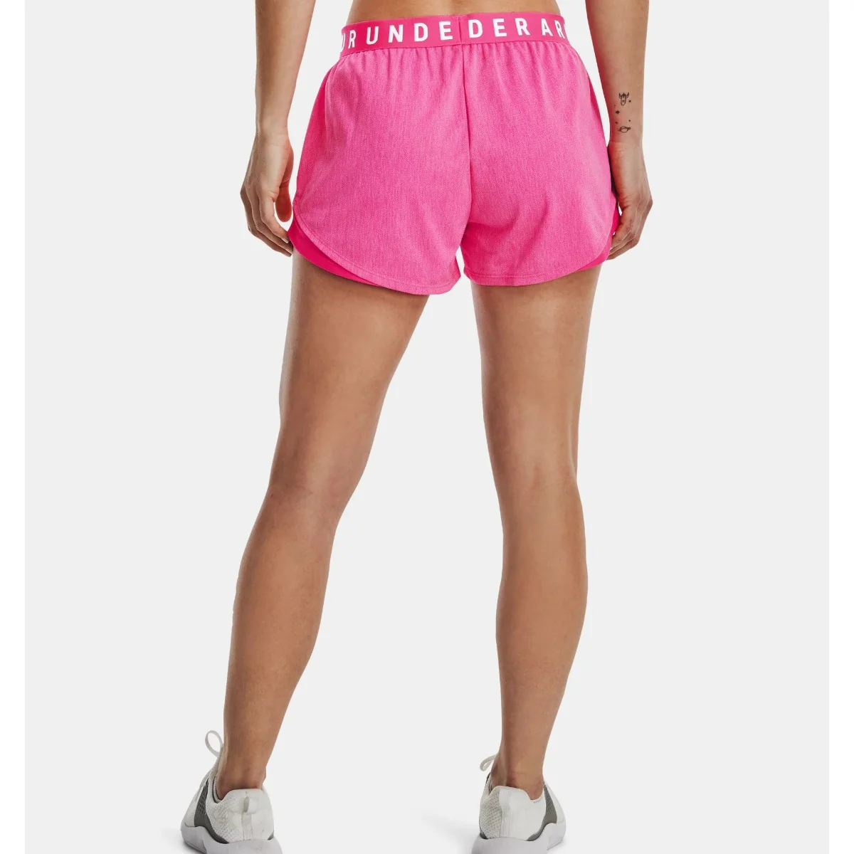 Under Armour Play Up Shorts 3.0 Twist Ladies (Pink 695) - Image 2
