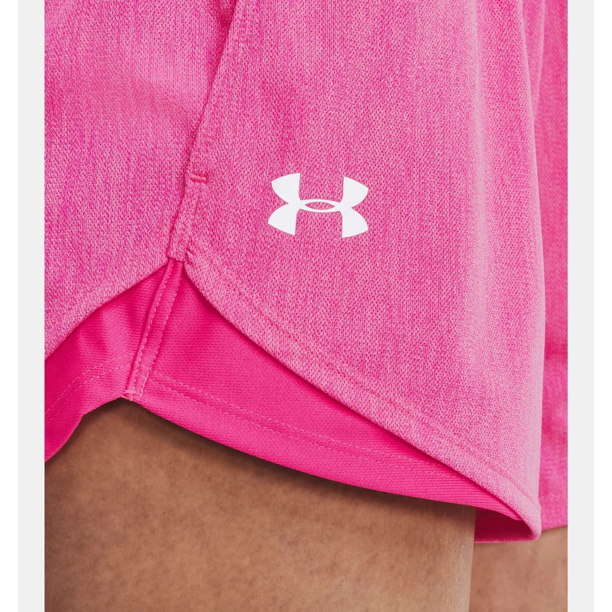 Under Armour Play Up Shorts 3.0 Twist Ladies (Pink 695) - Image 4