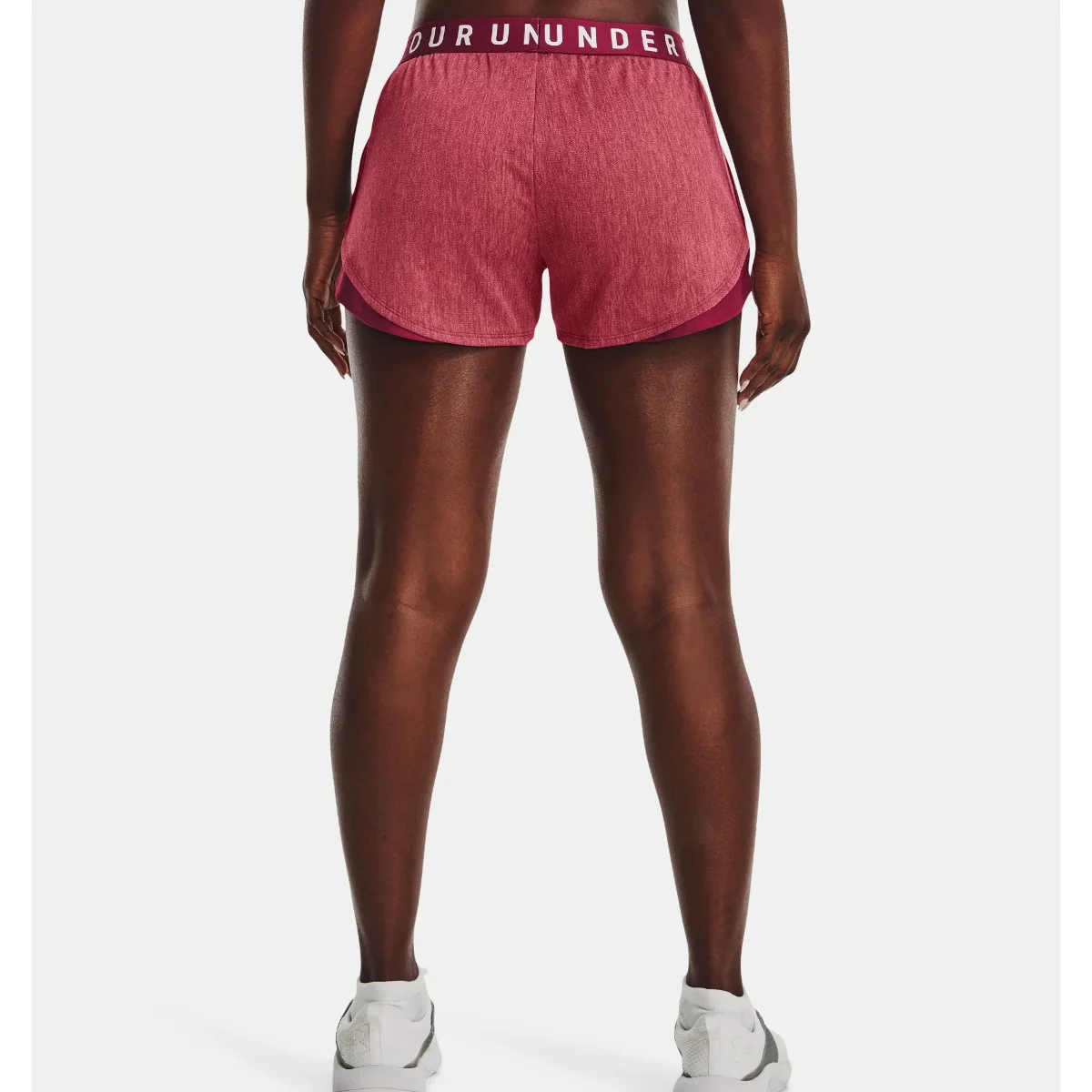 Under Armour Play Up Shorts 3.0 Twist Ladies (Rose 664) - Image 2