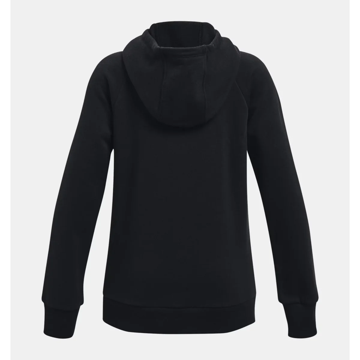 Under Armour Rival Fleece Core Logo Hoodie Girls (Black Pink 001) - Image 2