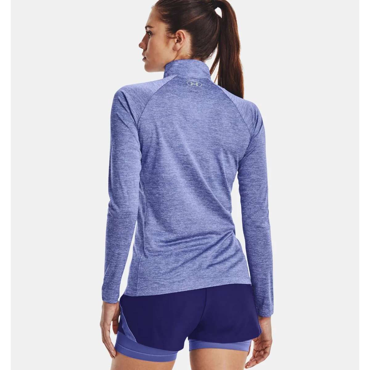 Under Armour Tech Twist Half Zip Women's (Baja Blue 495) - Image 2