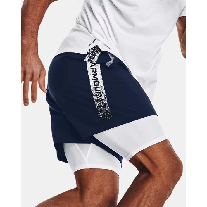 Under Armour Woven Graphic Shorts Men's (Navy 408) - Image 3