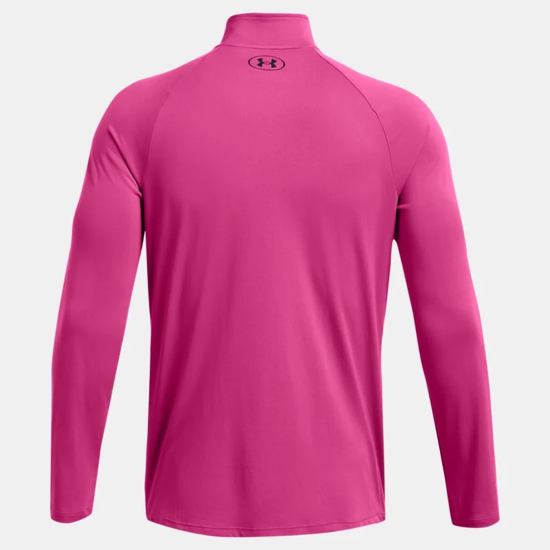 Under Armour Tech Half Zip Top Men's (Astro Pink 686) - Image 2