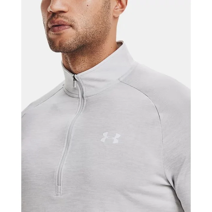 Under Armour Tech Half Zip Top Men's (Halo Grey 014) - Image 2