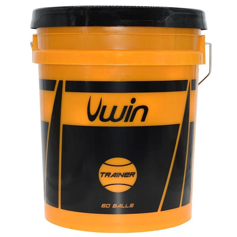 Uwin Trainer Tennis Balls - Bucket of 60 balls