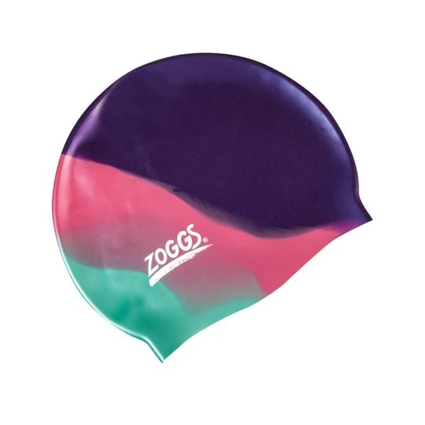 Zoggs Silicone Multi Colour Swimming Hat Kid's - Image 3