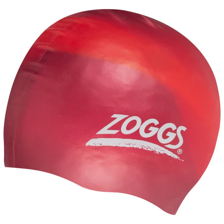 Zoggs Silicone Multi Colour Swimming Hat Kid's - Image 4